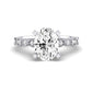 Marigold Oval Diamond Bridal Set (Lab Grown Igi Cert) whitegold