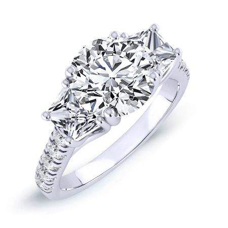 5.00 ct - Marjoram - Round Lab Diamond Engagement Ring (IGI Certified)