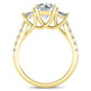 Marjoram Round Diamond Engagement Ring (Lab Grown Igi Cert) yellowgold