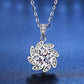 Mavis Moissanite Necklace whitegold