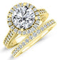 Mawar Diamond Matching Band Only (engagement Ring Not Included) For Ring With Round Center yellowgold