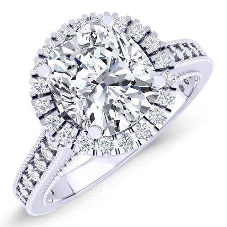 2.00 ct - Mawar - GIA Natural Cushion Diamond Engagement Ring