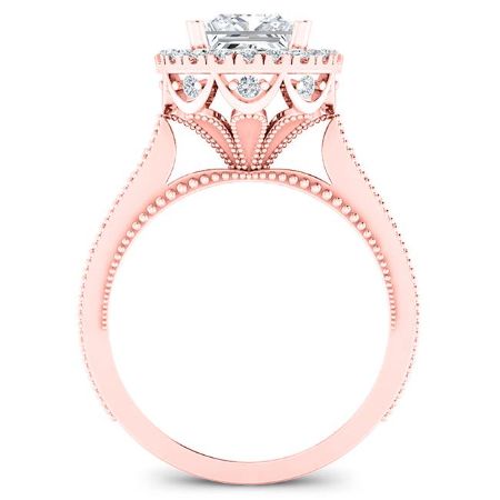 Mawar Princess Diamond Bridal Set (Lab Grown Igi Cert) rosegold