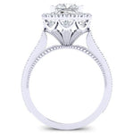Mawar Princess Moissanite Bridal Set whitegold