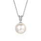 Mela Diamond & Pearl Necklace whitegold