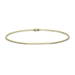 Melanie Bar & Chain Moissanite Bracelet yellowgold