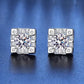 Mia Moissanite Earrings whitegold