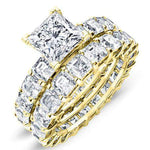 Mimosa Princess Diamond Bridal Set (Lab Grown Igi Cert) yellowgold