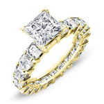 Mimosa Princess Diamond Engagement Ring (Lab Grown Igi Cert) yellowgold