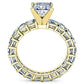 Mimosa Princess Diamond Engagement Ring (Lab Grown Igi Cert) yellowgold