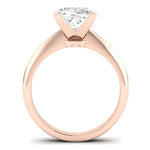 Senna Moissanite Matching Band Only (does Not Include Engagement Ring) For Ring With Cushion Center rosegold