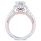 Nasrin Moissanite Matching Band Only (engagement Ring Not Included) For Ring With Princess Center whitegold