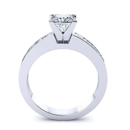 Ayana Moissanite Matching Band Only (engagement Ring Not Included) For Ring With Princess Center whitegold