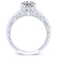 Romy Moissanite Matching Band Only (engagement Ring Not Included) For Ring With Princess Center whitegold