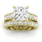 Calluna Moissanite Matching Band Only (does Not Include Engagement Ring) For Ring With Princess Center yellowgold