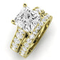 Calluna Moissanite Matching Band Only (does Not Include Engagement Ring) For Ring With Princess Center yellowgold