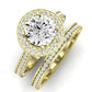 Buttercup Moissanite Matching Band Only (does Not Include Engagement Ring)  For Ring With Round Center yellowgold