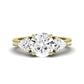 Snowdonia Moissanite Matching Band Only (engagement Ring Not Included) For Ring With Round Center yellowgold