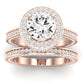 Buttercup Moissanite Matching Band Only (does Not Include Engagement Ring)  For Ring With Round Center rosegold