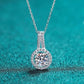 0.73ct Moissanite Necklace whitegold