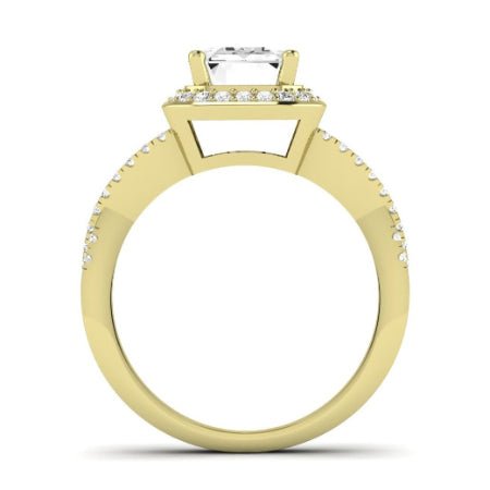 Moonflower Emerald Diamond Bridal Set (Lab Grown Igi Cert) yellowgold