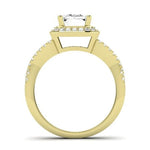 Moonflower Emerald Diamond Bridal Set (Lab Grown Igi Cert) yellowgold