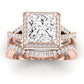 Moonflower Princess Diamond Bridal Set (Lab Grown Igi Cert) rosegold