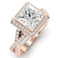 Moonflower Princess Diamond Engagement Ring (Lab Grown Igi Cert) rosegold