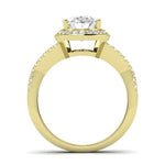 Moonflower Oval Diamond Bridal Set (Lab Grown Igi Cert) yellowgold