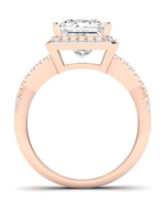 Moonflower Princess Diamond Engagement Ring (Lab Grown Igi Cert) rosegold