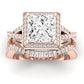 Moonflower Princess Diamond Bridal Set (Lab Grown Igi Cert) rosegold