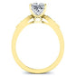 Mulberry Diamond Matching Band Only (engagement Ring Not Included) For Ring With Princess Center yellowgold