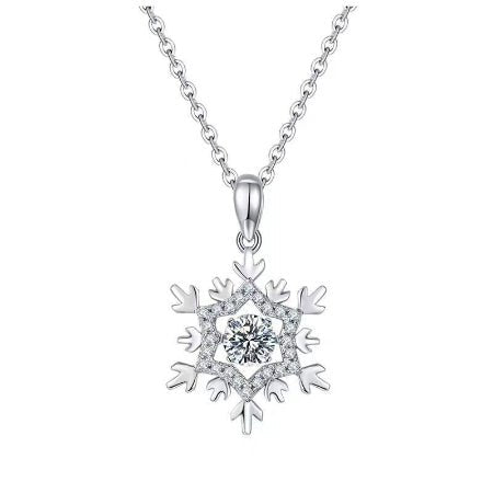 Nadi Moissanite Necklace whitegold