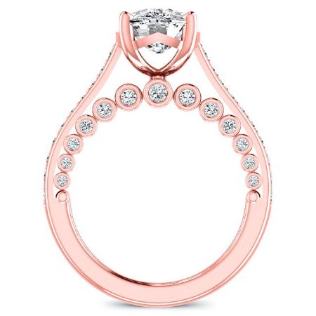 Nala Cushion Diamond Bridal Set (Lab Grown Igi Cert) rosegold