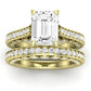 Nala Emerald Diamond Bridal Set (Lab Grown Igi Cert) yellowgold