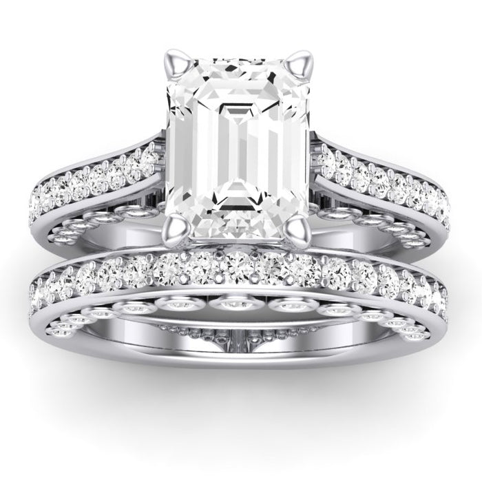 Nala Emerald Diamond Bridal Set (Lab Grown Igi Cert) whitegold