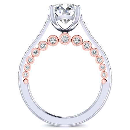 Nala Round Diamond Bridal Set (Lab Grown Igi Cert) whitegold