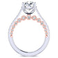 Nala Round Diamond Bridal Set (Lab Grown Igi Cert) whitegold