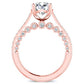 Nala Round Diamond Bridal Set (Lab Grown Igi Cert) rosegold