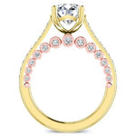Nala Round Diamond Bridal Set (Lab Grown Igi Cert) yellowgold