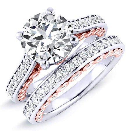 1.00 ct - Nala - GIA Natural Round Diamond Bridal Set