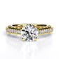 Nala Round Diamond Engagement Ring (Lab Grown Igi Cert) yellowgold