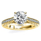 Nala Round Diamond Engagement Ring (Lab Grown Igi Cert) yellowgold