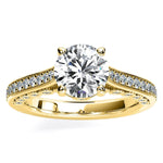 Nala Round Diamond Engagement Ring (Lab Grown Igi Cert) yellowgold