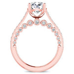 Nala Round Moissanite Bridal Set rosegold