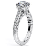 Nala Round Diamond Engagement Ring (Lab Grown Igi Cert) whitegold