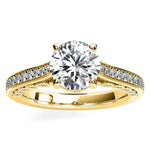 Nala Round Diamond Engagement Ring (Lab Grown Igi Cert) yellowgold