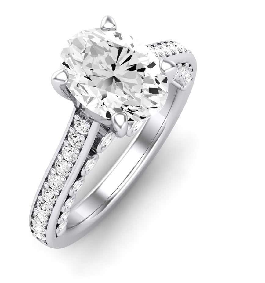 Nala Oval Diamond Engagement Ring (Lab Grown Igi Cert) whitegold