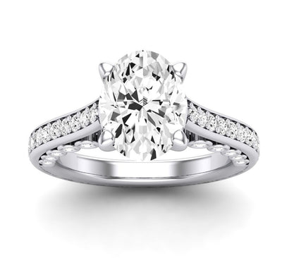 Nala Oval Diamond Engagement Ring (Lab Grown Igi Cert) whitegold