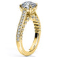 Nala Round Diamond Engagement Ring (Lab Grown Igi Cert) yellowgold